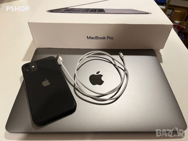MacBook pro 16ram + Iphone 11 64gb с кейсове, снимка 4 - Apple iPhone - 45201513