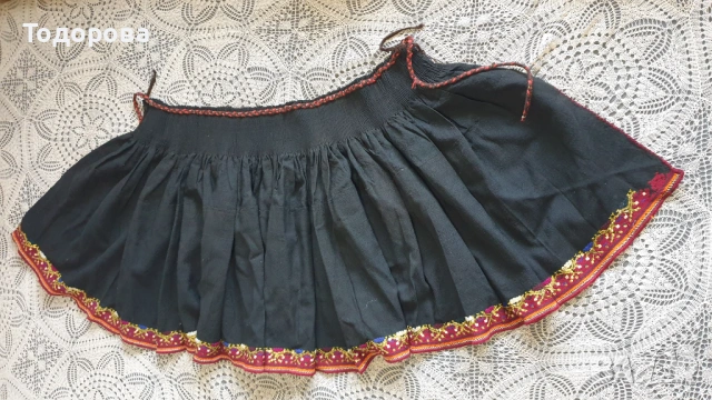 Автентична кърлянка от Хърцойска носия, снимка 5 - Антикварни и старинни предмети - 53400741