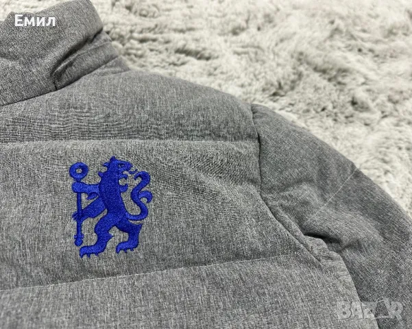 Оригинално пухено яке Adidas x Chelsea FC, Размер XL, снимка 4 - Якета - 48511629