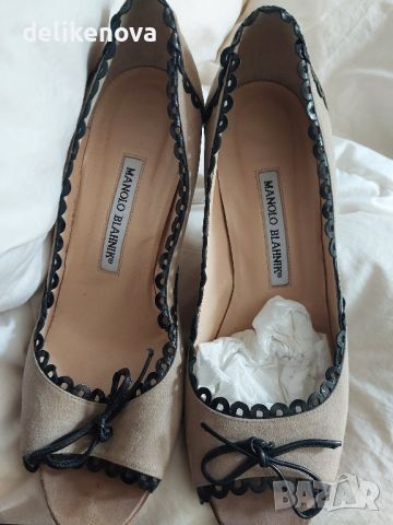 Manolo Blahnik Original. Size 38 Кожени обувки, снимка 7 - Дамски елегантни обувки - 45094669