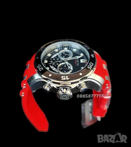 часовник INVICTA Pro Diver SCUBA red, НОВ , снимка 4 - Мъжки - 46857558