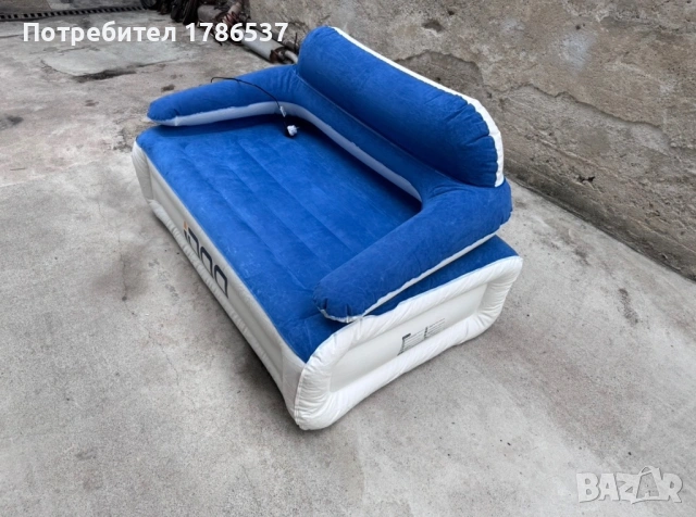 Надуваем диван с автоматична помпа 220волта, снимка 3 - Дивани и мека мебел - 53585336