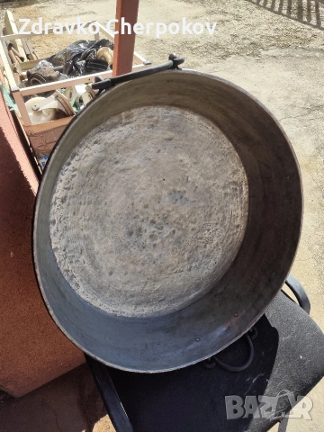 Масивна медна тава 58х16см, снимка 4 - Съдове за готвене - 54167545