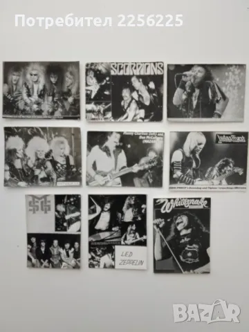 ЛОТ стари картички на метъл групи (лот 4)