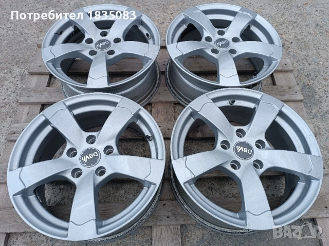 Лети джанти 16ки 5х112 DBV, снимка 3 - Гуми и джанти - 50544779