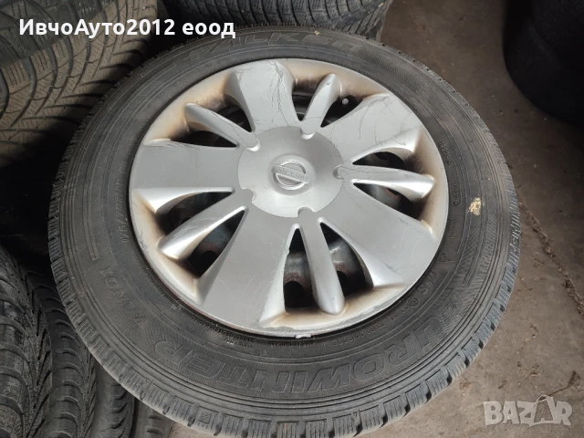 Комплект джанти със зимни гуми 175/70/14C falken, снимка 10 - Гуми и джанти - 51418449