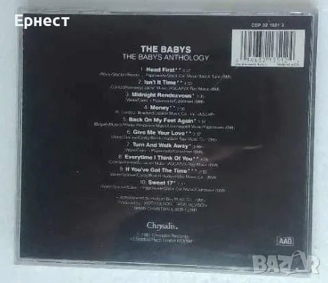 Tne Babys - Anthology CD, снимка 4 - CD дискове - 47024672