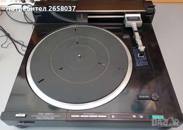 Продавам култов грамофон SONY PS-X800 за ремонт, снимка 2 - Грамофони - 52442409