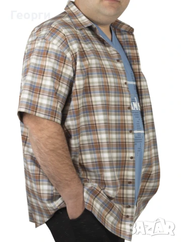 Всекидневна риза с къс ръкав, casa moda sports, снимка 2 - Ризи - 50520731