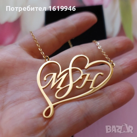 Стоманени бижута с имена по поръчка , снимка 7 - Колиета, медальони, синджири - 51824527