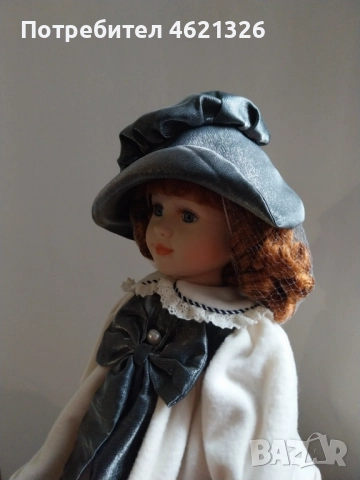 Винтидж порцеланова кукла на Х. Самюел Клер, колекционерска лимитирана серия като нова, снимка 5 - Декорация за дома - 52069202