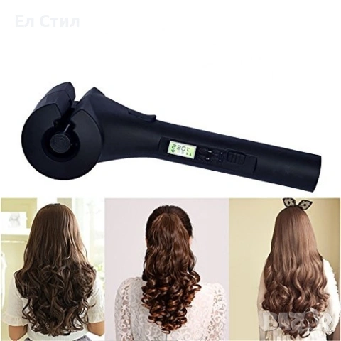 Високотехнологична керамична преса за къдрене на коса с LED дисплей - черна!, снимка 6 - Преси за коса - 53866525