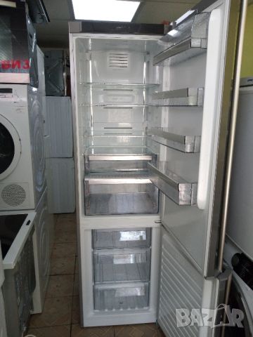 Иноксов комбиниран хладилник с фризер AEG No Frost  А+++  2 години гаранция!, снимка 2 - Хладилници - 45088391