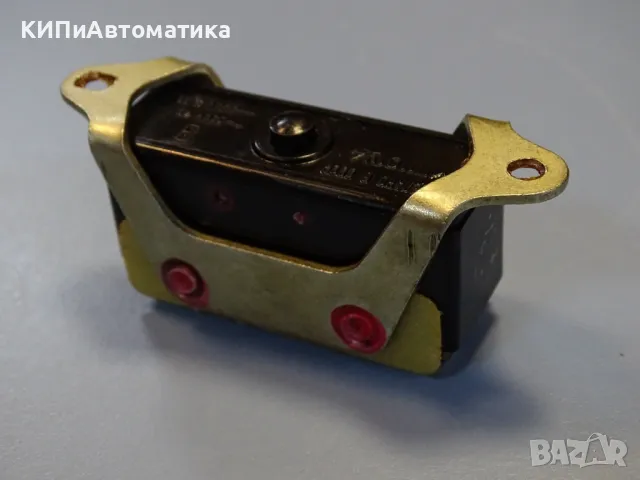 микро-изключвател МП1101У4 USSR Micro Limit Switch 4A 380V, снимка 10 - Резервни части за машини - 49812486