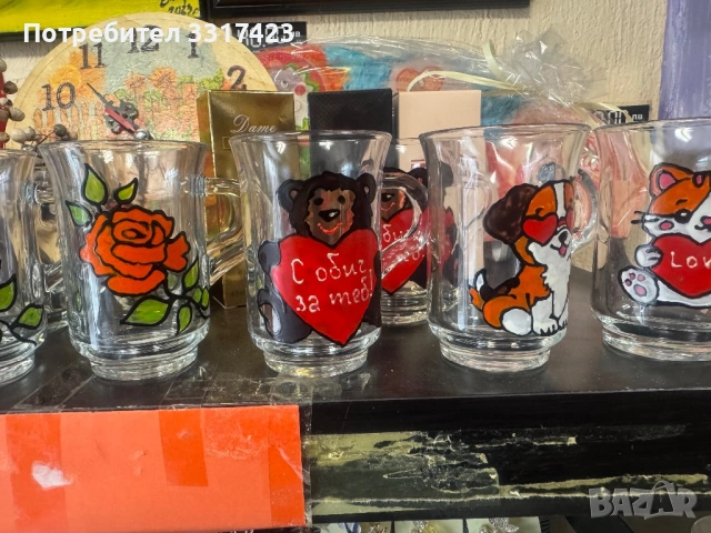 Ръчно рисувани чаши 