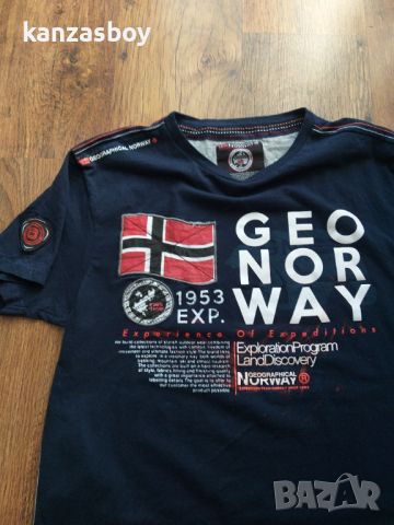 geographical norway - страхотна мъжка тениска ХЛ, снимка 3 - Тениски - 45135364