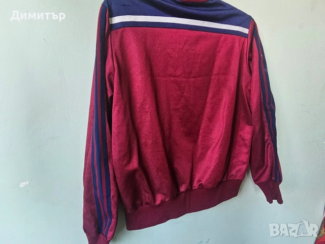 vintage Adidas горнище яке track jacket анцунг retro sport M , снимка 12 - Спортни дрехи, екипи - 53462685