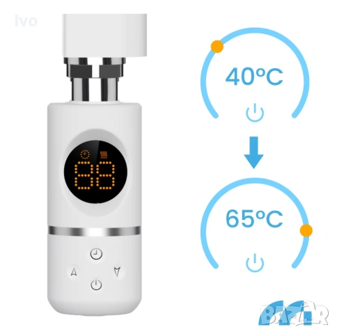 Електрически радиатор, MalTec, BH300W, Термостат, 300W, Нагревател за баня, снимка 3 - Други стоки за дома - 54006747