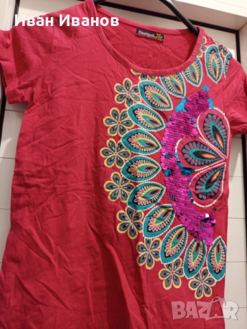 Чисто нова дамска тениска Desigual, снимка 7 - Тениски - 51750243