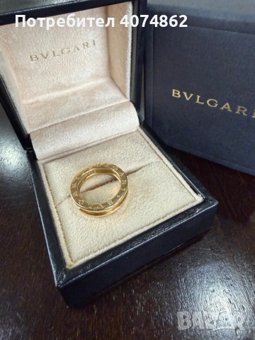 Пръстен Bvlgari B.Zero1, снимка 2 - Пръстени - 54090373