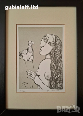 Картина, графика, 2003 г., худ. Кр. Тодоров-Кеца (1959-2022)