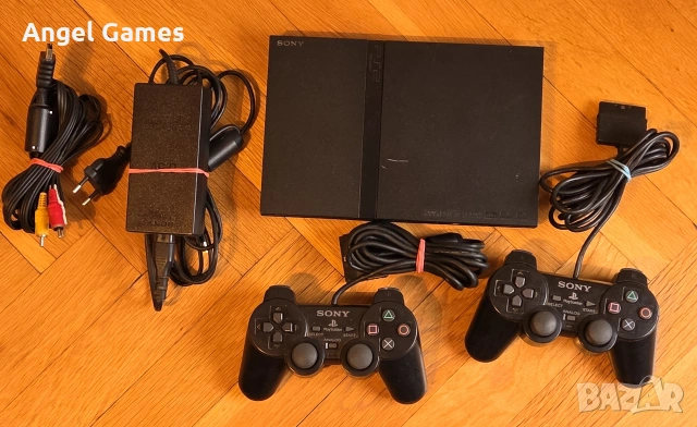 Плейстейшън 2 конзола Playstation PS2 с два джойстика, снимка 2 - PlayStation конзоли - 53326482