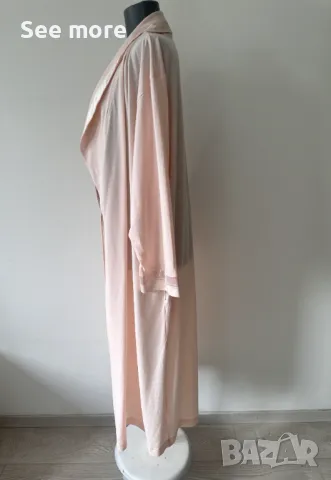 Дамски памучен халат TRIUMPH в розов цвят 44, снимка 4 - Нощници - 49930870