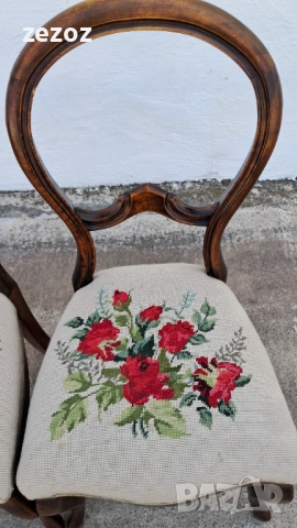 Ретро столове 2бр.№066, снимка 6 - Столове - 52801543