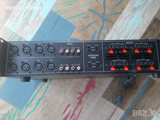 Продавам повредено осем канално мощтно стъпало IGM STAGE LINE STA850D ЦЕНА-45 Евро, снимка 12 - Други - 54114136