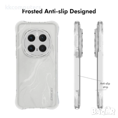Honor Magic7 Pro 5G Удароустойчив ENKAY Силиконов Калъф и Протектор, снимка 4 - Калъфи, кейсове - 51366838