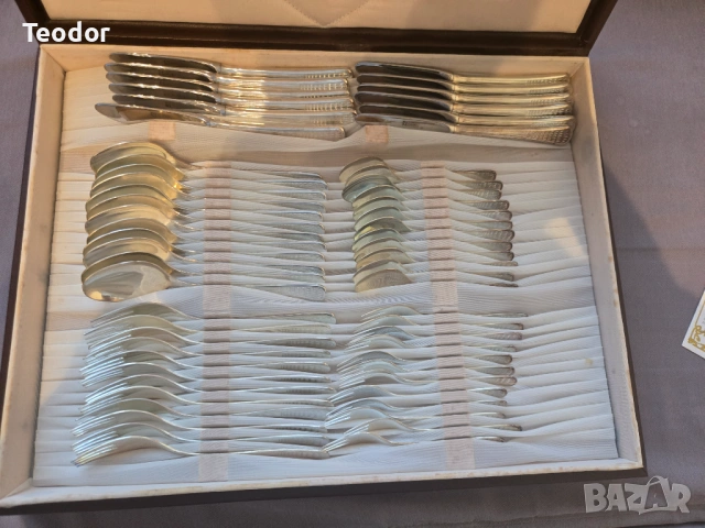 Пълен комплект прибори Перла, снимка 6 - Сервизи - 53696005