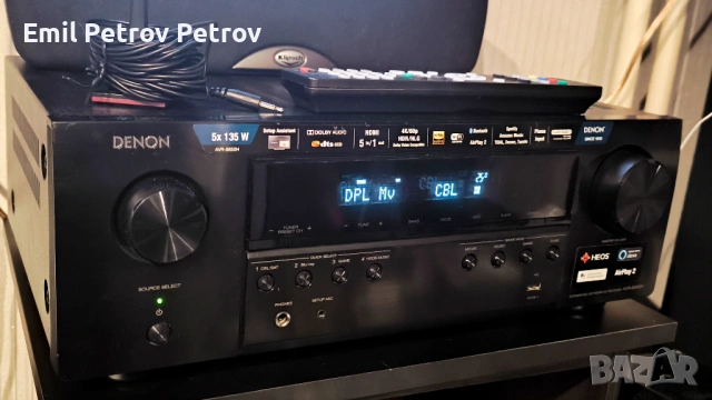 ⭐⭐⭐ Denon AVR-S650H 5.2-канален ресивър Wi-Fi®, Bluetooth®, Apple® AirPlay® 2 и Amazon Alexa, снимка 4 - Ресийвъри, усилватели, смесителни пултове - 53650735