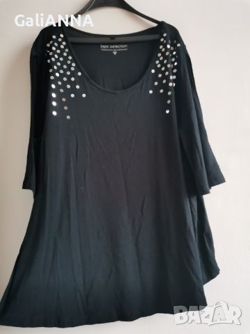 СТРАХОТНА ТУНИКА ЕФЕКТЕН МОДЕЛ 3XL-4XL, снимка 2 - Туники - 46476065