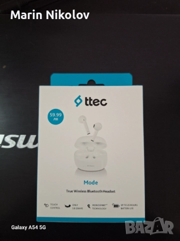 Ttec слушалки -нови