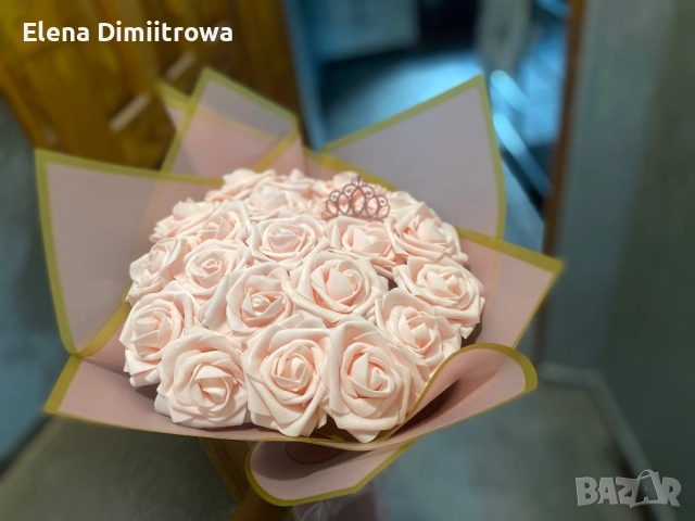 Букети от фоамени рози , снимка 16 - Други - 52958373