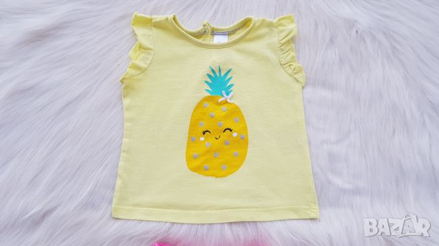 Бебешки клин и тениска за момиче 6-9 месеца, снимка 4 - Комплекти за бебе - 45854184