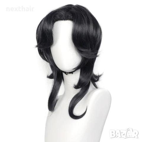 Аниме перука синьо сива Fifth Personality Knight, снимка 5 - Аксесоари за коса - 50962202