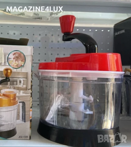 🔪 Мултифункционален кухненски чопър 2L – смила, нарязва и миксира само с едно завъртане! , снимка 2 - Чопъри и пасатори - 51354711