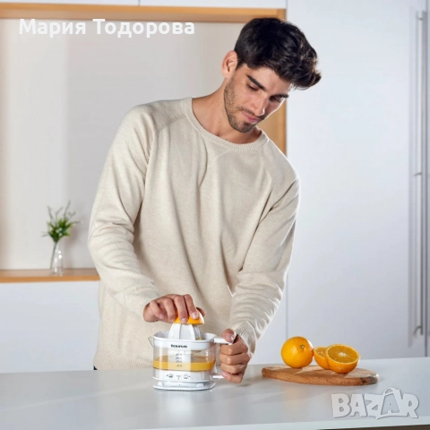 Компактна сокоизтисквачка Taurus TC-350, 25W, с двупосочно въртене и кана, снимка 4 - Аксесоари за кухня - 52967998