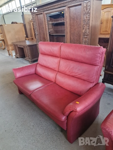 К-т Дивани Естествена Кожа 2-ка и 3-ка-внос от Германия!, снимка 5 - Дивани и мека мебел - 51766636