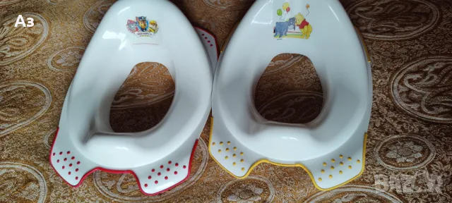 Продавам Приставка за деца за тоалетна бяла – 2 броя