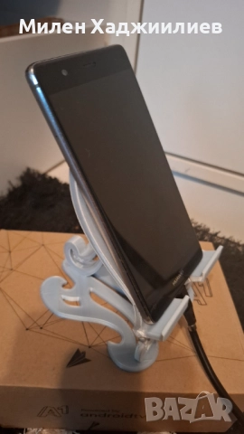 Стойка за телефон - сребриста, снимка 3 - Селфи стикове, аксесоари - 51744228