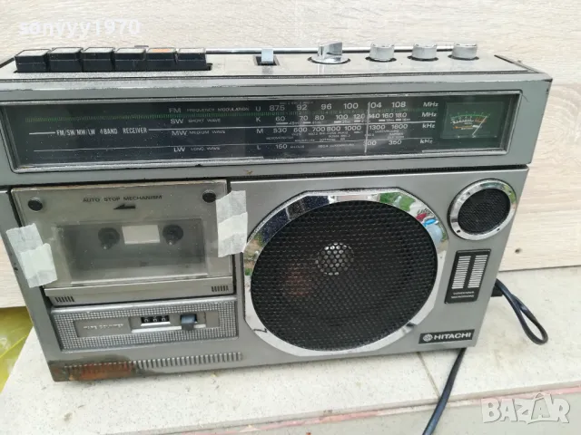 hitachi-стар касетофон 2204251438, снимка 5 - Радиокасетофони, транзистори - 49989198