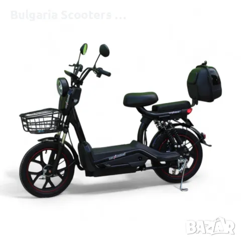 Електрически Мотопед MaxMotors EBZ 18 750W/48V/20Ah - BLACK