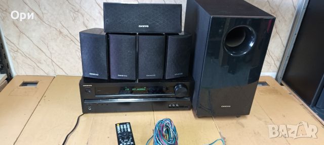 Пълен комплект Ресивър Onkyo HT-R390 5.1-CHANNEL HOME CINEMA RECEIVER , снимка 1 - Ресийвъри, усилватели, смесителни пултове - 46410951