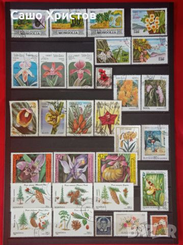 Пощенски марки тема ”Растения”., снимка 8 - Филателия - 45653043