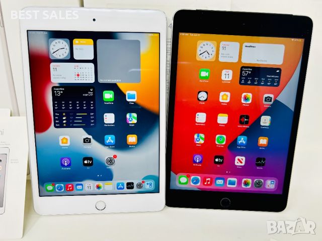 iPad Mini 4 Silver & Black 128 GB Wi-Fi/ Wi-Fi +Cellular 4G  Айпад , снимка 1 - Таблети - 46167629