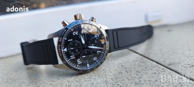 IWC Shaufhaussen Pilot's Watch Chronograph 41 AMG automatic mechanical watch Eta Valjoux 7750 movt, снимка 6 - Други - 53079361