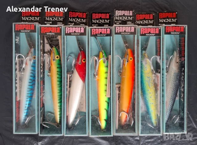 Воблери Rapala CDMAG-7,9,11,14,18, снимка 8 - Екипировка - 54168692