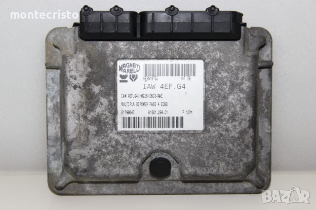 Моторен компютър ECU Fiat Multipla (1999-2010г.) IAW 4EF.G4 / IAW4EFG4 / 51798647 / 6160129401, снимка 1 - Части - 45708619